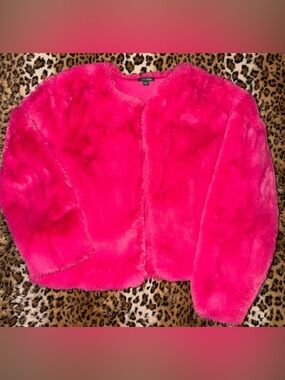 Wild Fable Pink Faux Fur Sweater